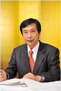 池田新副会長の就任挨拶