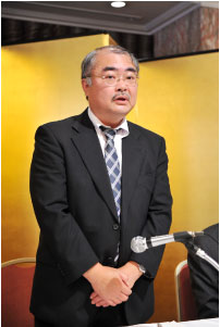 亀井新専務理事の就任挨拶
